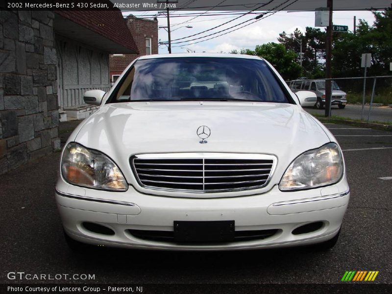 Alabaster White / Java 2002 Mercedes-Benz S 430 Sedan