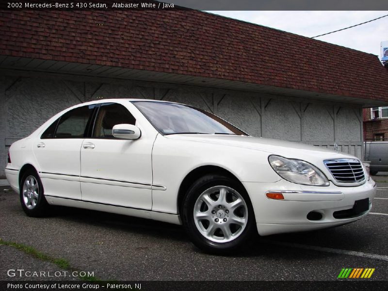 Alabaster White / Java 2002 Mercedes-Benz S 430 Sedan