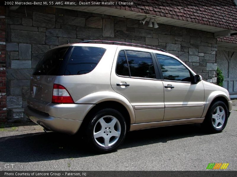 Desert Silver Metallic / Charcoal 2002 Mercedes-Benz ML 55 AMG 4Matic