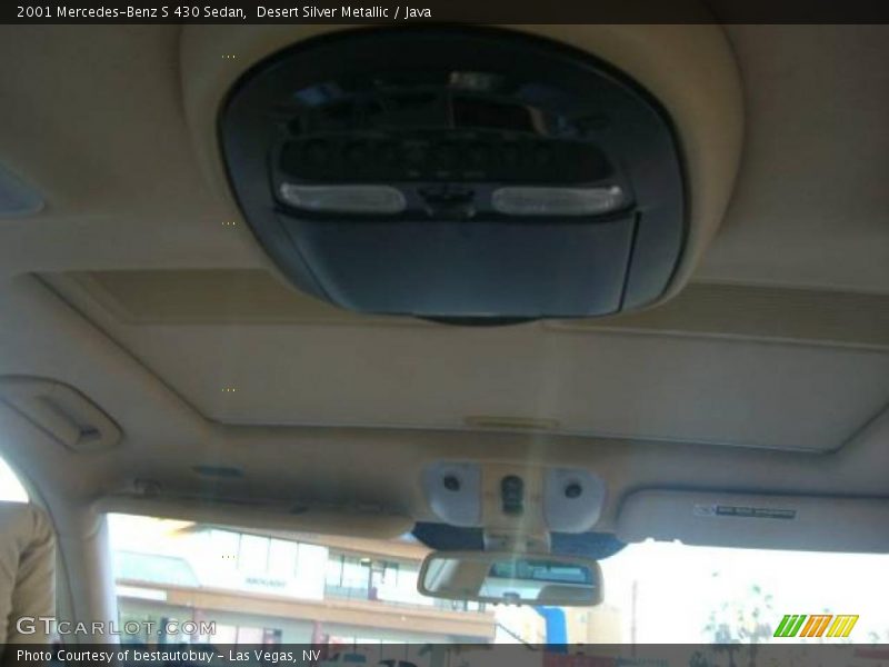 Desert Silver Metallic / Java 2001 Mercedes-Benz S 430 Sedan