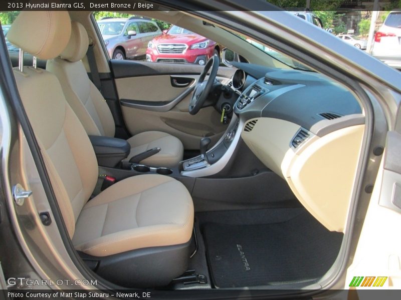 Desert Bronze / Beige 2013 Hyundai Elantra GLS