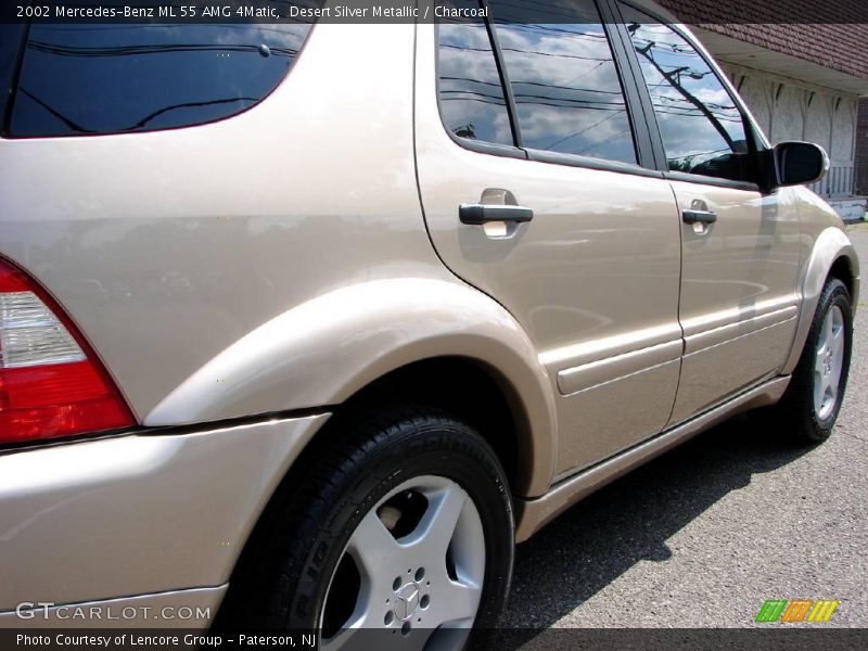 Desert Silver Metallic / Charcoal 2002 Mercedes-Benz ML 55 AMG 4Matic