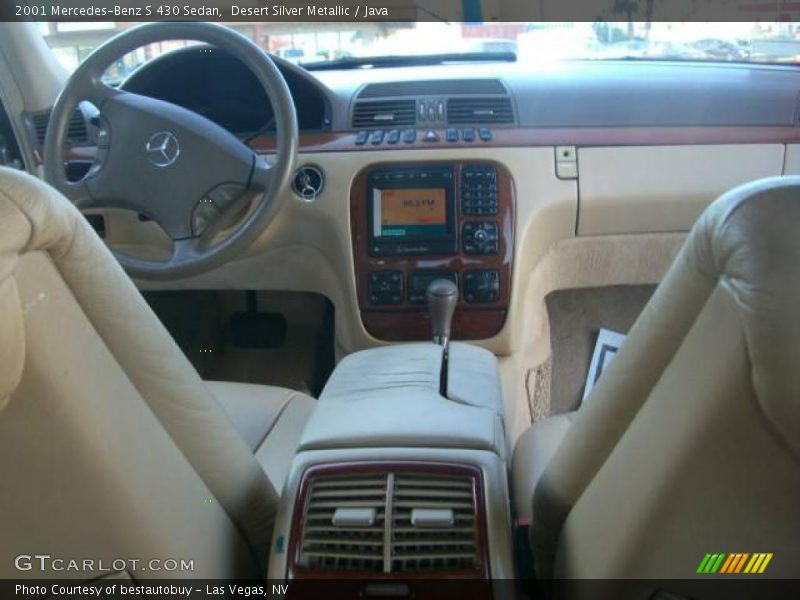 Desert Silver Metallic / Java 2001 Mercedes-Benz S 430 Sedan