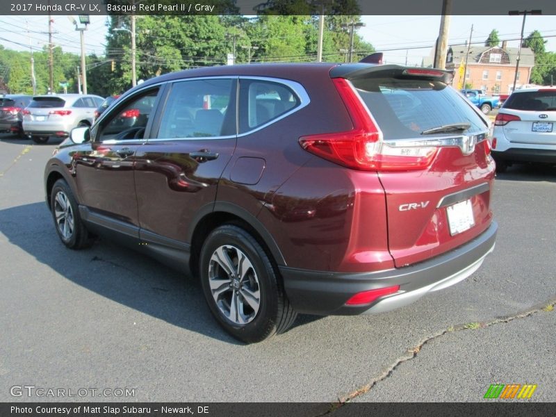 Basque Red Pearl II / Gray 2017 Honda CR-V LX