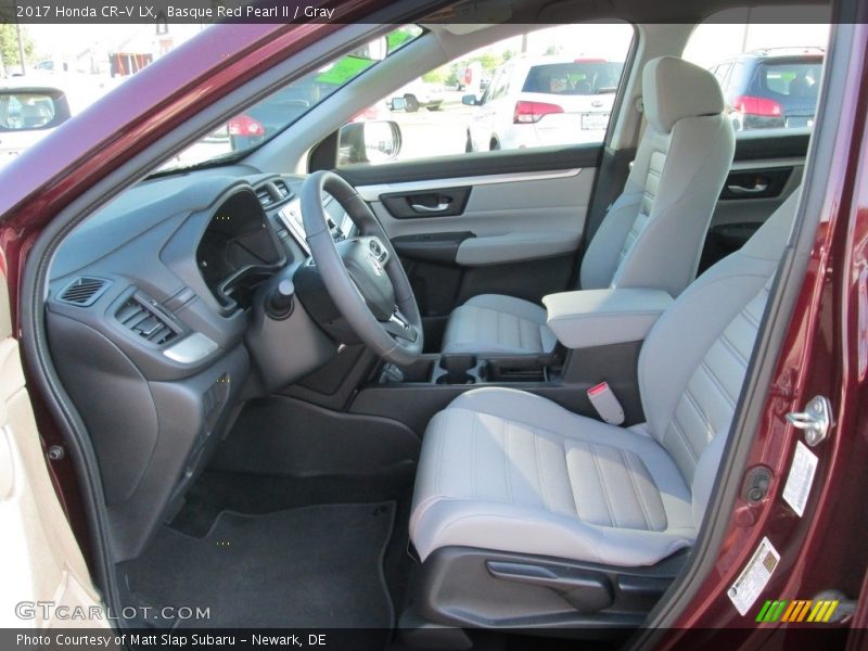 Basque Red Pearl II / Gray 2017 Honda CR-V LX