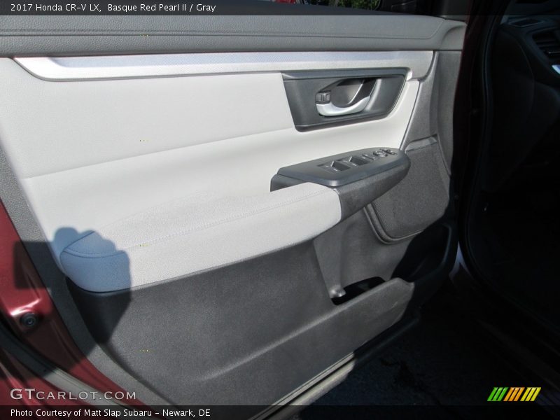 Basque Red Pearl II / Gray 2017 Honda CR-V LX