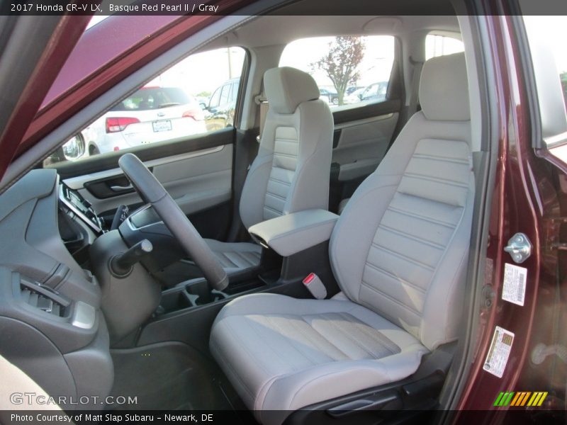 Basque Red Pearl II / Gray 2017 Honda CR-V LX