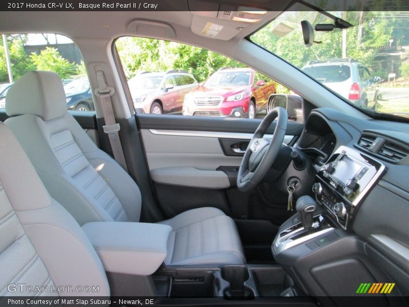 Basque Red Pearl II / Gray 2017 Honda CR-V LX