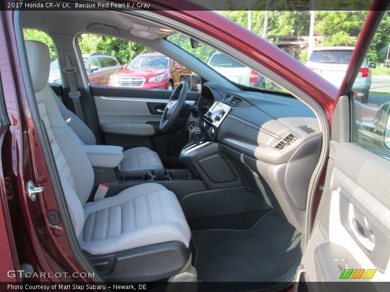 Basque Red Pearl II / Gray 2017 Honda CR-V LX