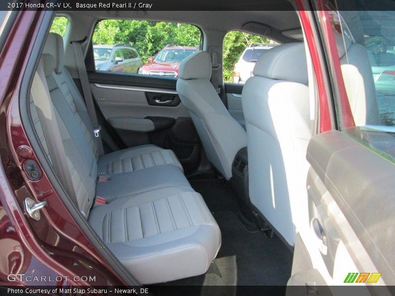 Basque Red Pearl II / Gray 2017 Honda CR-V LX