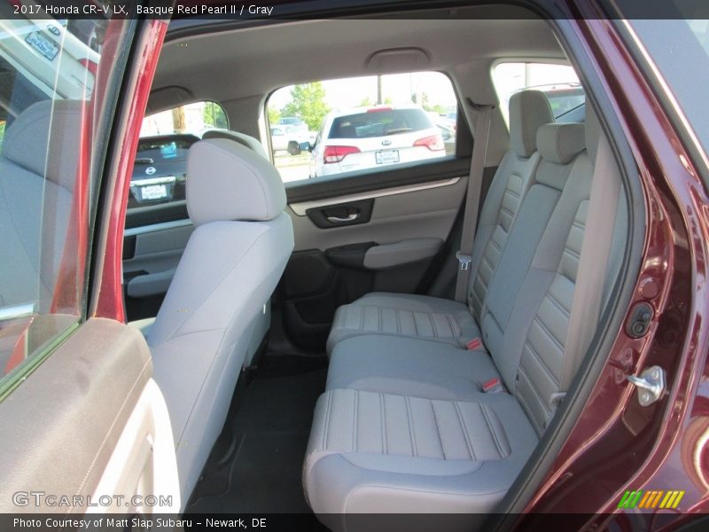Basque Red Pearl II / Gray 2017 Honda CR-V LX