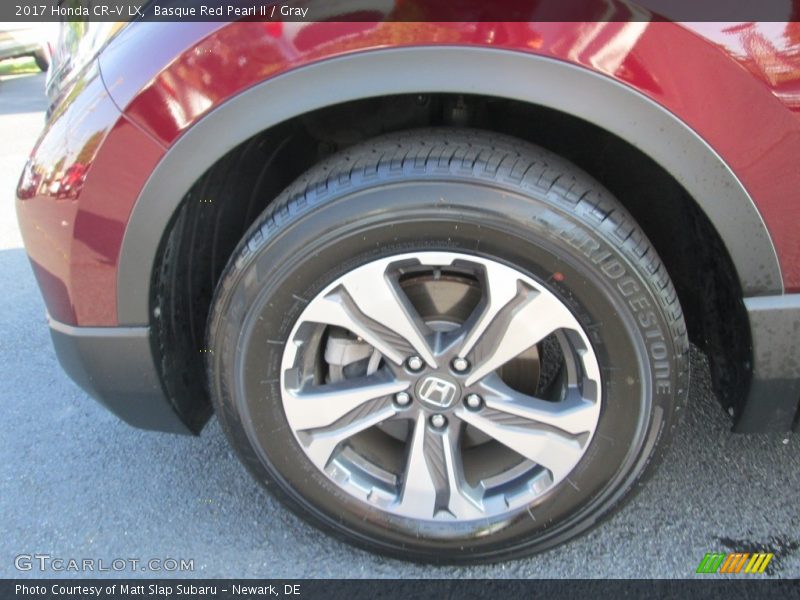 Basque Red Pearl II / Gray 2017 Honda CR-V LX