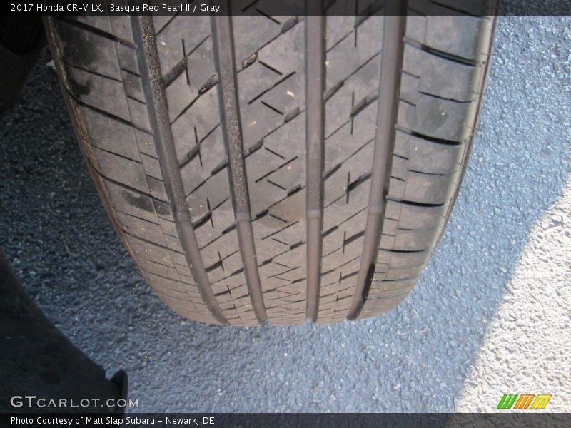 Basque Red Pearl II / Gray 2017 Honda CR-V LX