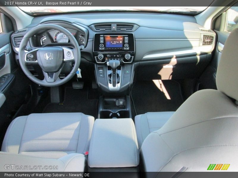 Basque Red Pearl II / Gray 2017 Honda CR-V LX