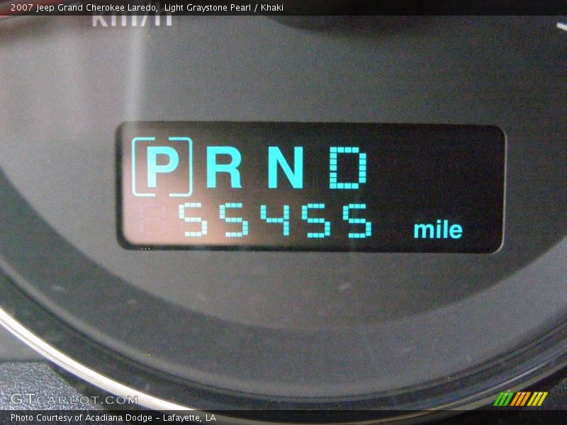 Light Graystone Pearl / Khaki 2007 Jeep Grand Cherokee Laredo