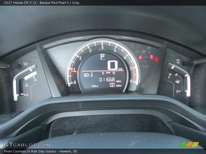 Basque Red Pearl II / Gray 2017 Honda CR-V LX