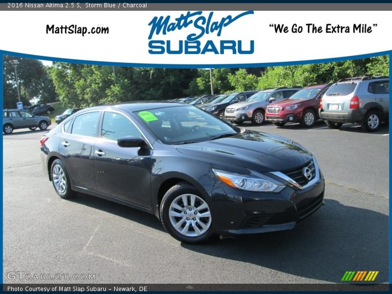 Storm Blue / Charcoal 2016 Nissan Altima 2.5 S