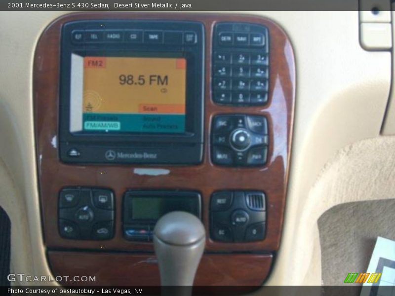 Desert Silver Metallic / Java 2001 Mercedes-Benz S 430 Sedan