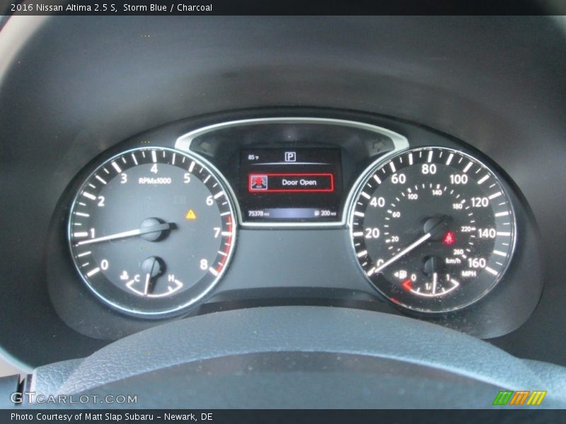 Storm Blue / Charcoal 2016 Nissan Altima 2.5 S