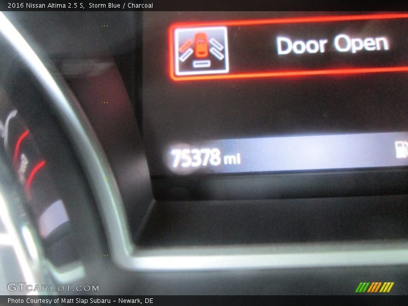 Storm Blue / Charcoal 2016 Nissan Altima 2.5 S