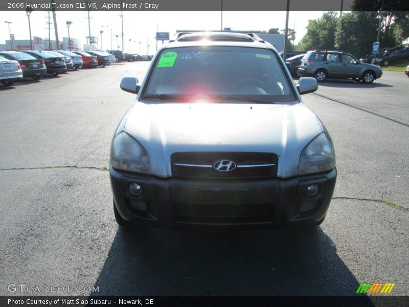 Alpine Frost / Gray 2006 Hyundai Tucson GLS V6