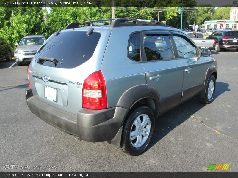 Alpine Frost / Gray 2006 Hyundai Tucson GLS V6