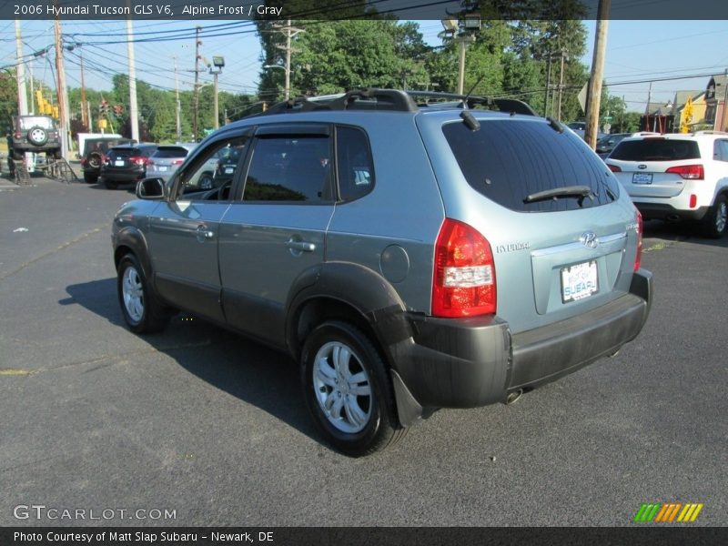 Alpine Frost / Gray 2006 Hyundai Tucson GLS V6