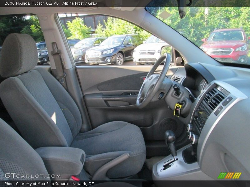 Alpine Frost / Gray 2006 Hyundai Tucson GLS V6