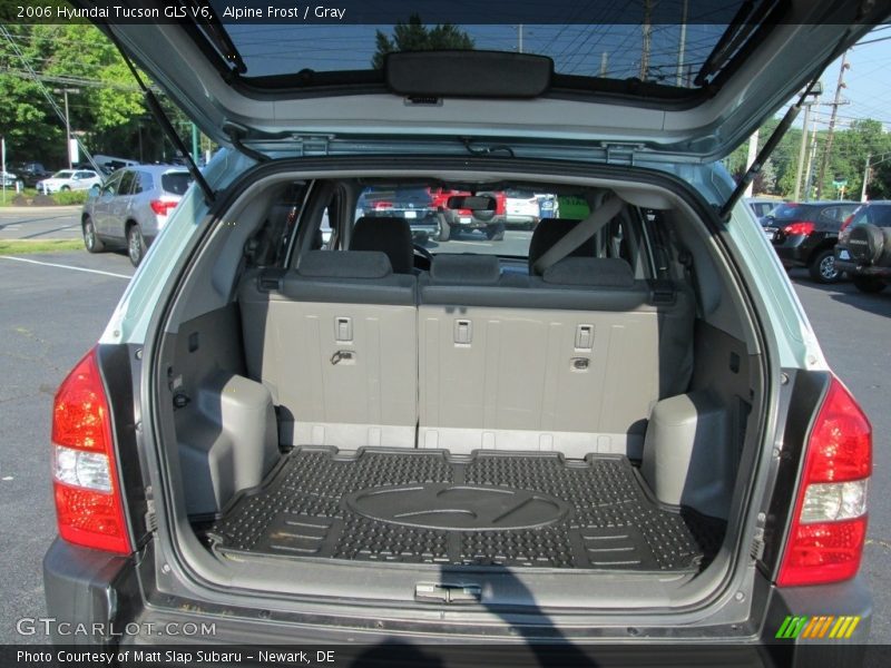 Alpine Frost / Gray 2006 Hyundai Tucson GLS V6