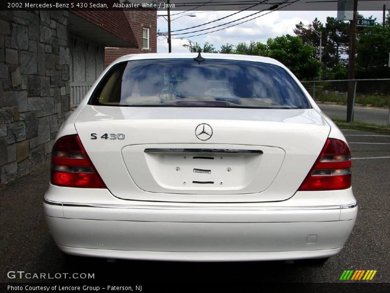 Alabaster White / Java 2002 Mercedes-Benz S 430 Sedan