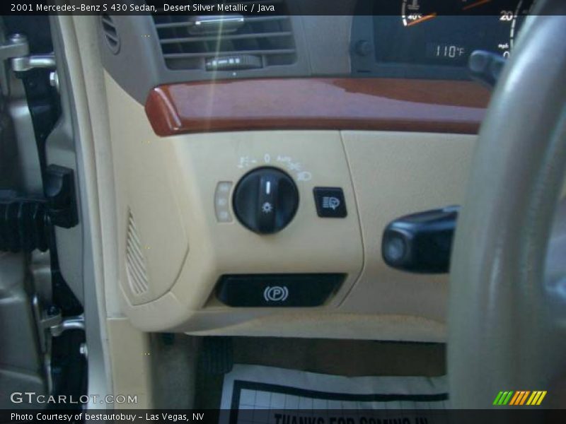 Desert Silver Metallic / Java 2001 Mercedes-Benz S 430 Sedan