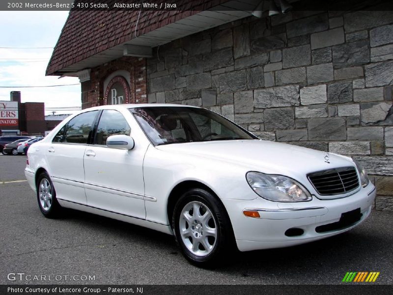 Alabaster White / Java 2002 Mercedes-Benz S 430 Sedan
