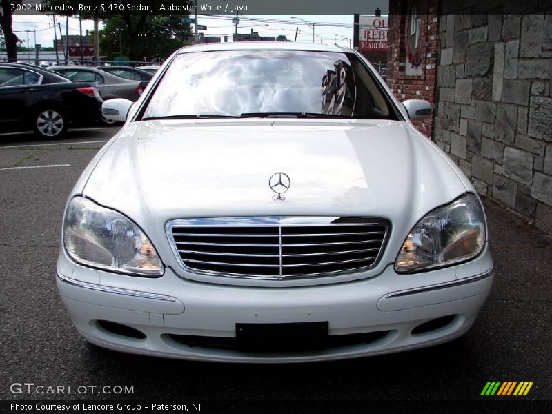 Alabaster White / Java 2002 Mercedes-Benz S 430 Sedan