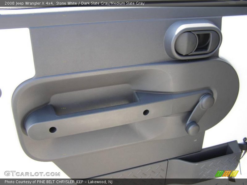 Stone White / Dark Slate Gray/Medium Slate Gray 2008 Jeep Wrangler X 4x4