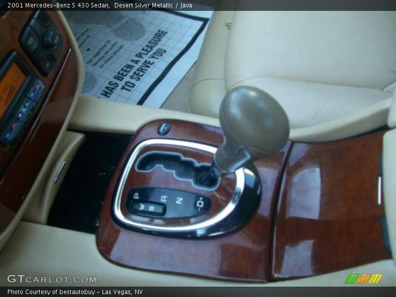 Desert Silver Metallic / Java 2001 Mercedes-Benz S 430 Sedan