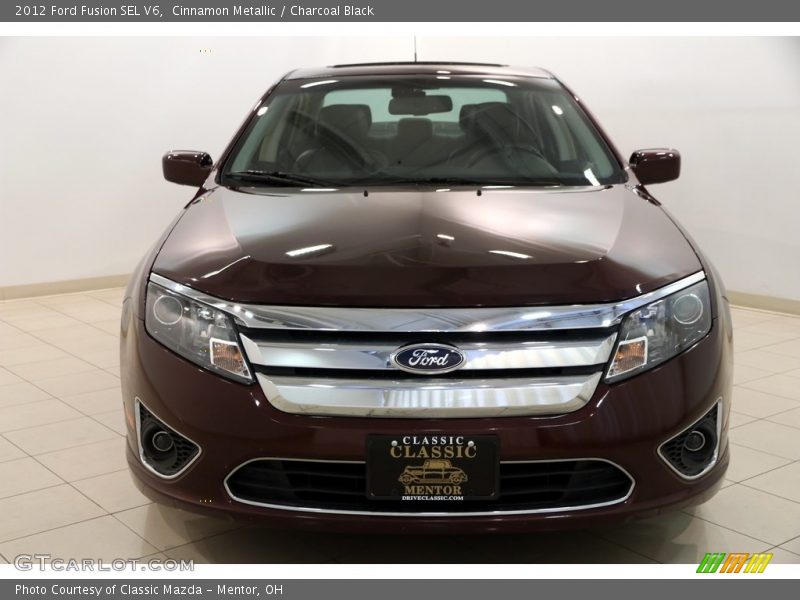 Cinnamon Metallic / Charcoal Black 2012 Ford Fusion SEL V6