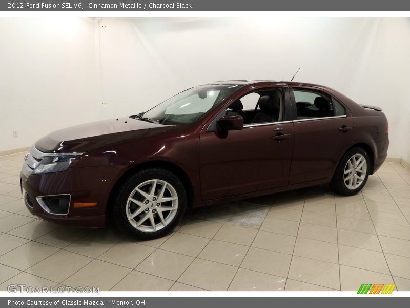 Cinnamon Metallic / Charcoal Black 2012 Ford Fusion SEL V6