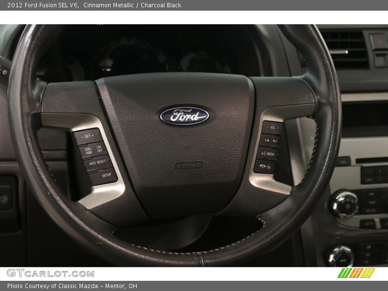 Cinnamon Metallic / Charcoal Black 2012 Ford Fusion SEL V6