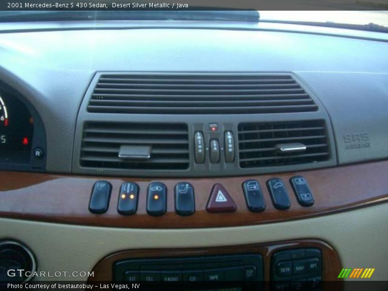 Desert Silver Metallic / Java 2001 Mercedes-Benz S 430 Sedan