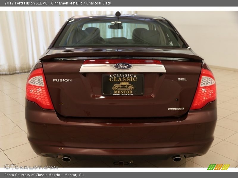 Cinnamon Metallic / Charcoal Black 2012 Ford Fusion SEL V6