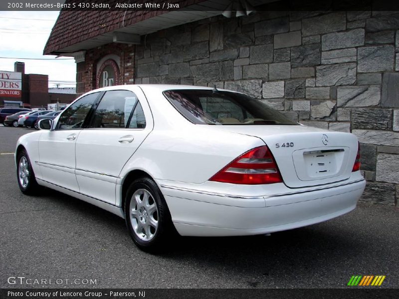 Alabaster White / Java 2002 Mercedes-Benz S 430 Sedan