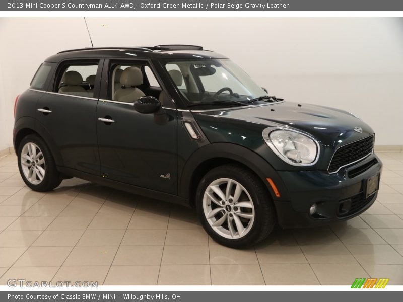 Oxford Green Metallic / Polar Beige Gravity Leather 2013 Mini Cooper S Countryman ALL4 AWD