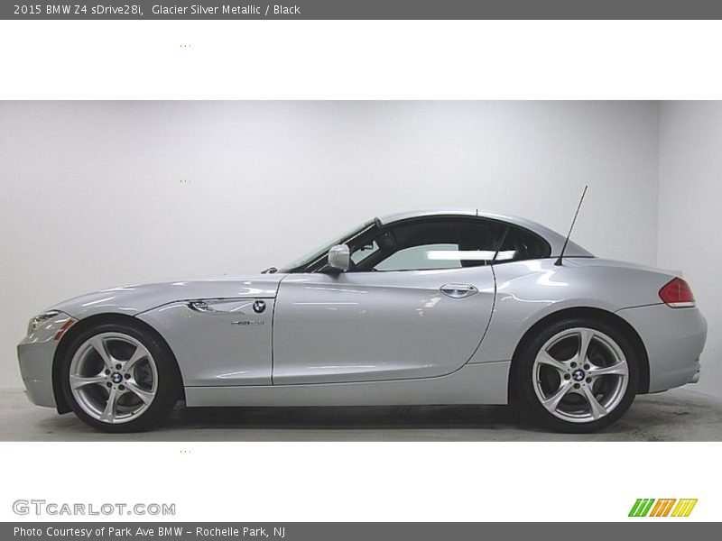 Glacier Silver Metallic / Black 2015 BMW Z4 sDrive28i