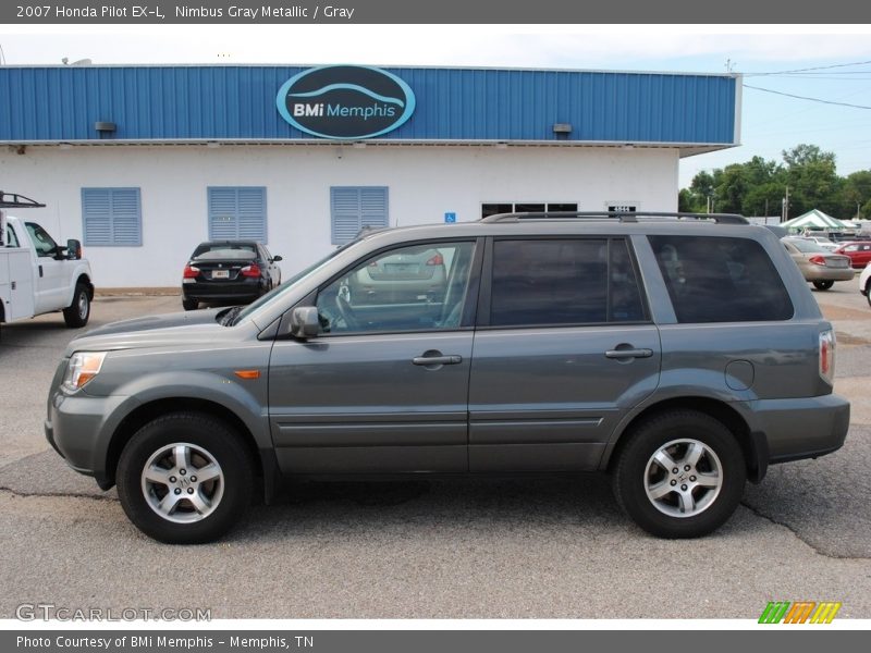 Nimbus Gray Metallic / Gray 2007 Honda Pilot EX-L