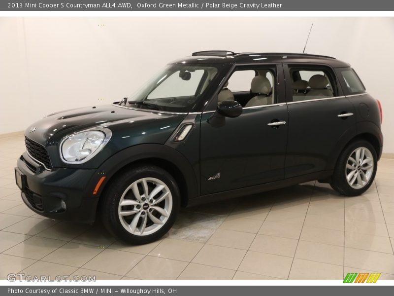 Oxford Green Metallic / Polar Beige Gravity Leather 2013 Mini Cooper S Countryman ALL4 AWD