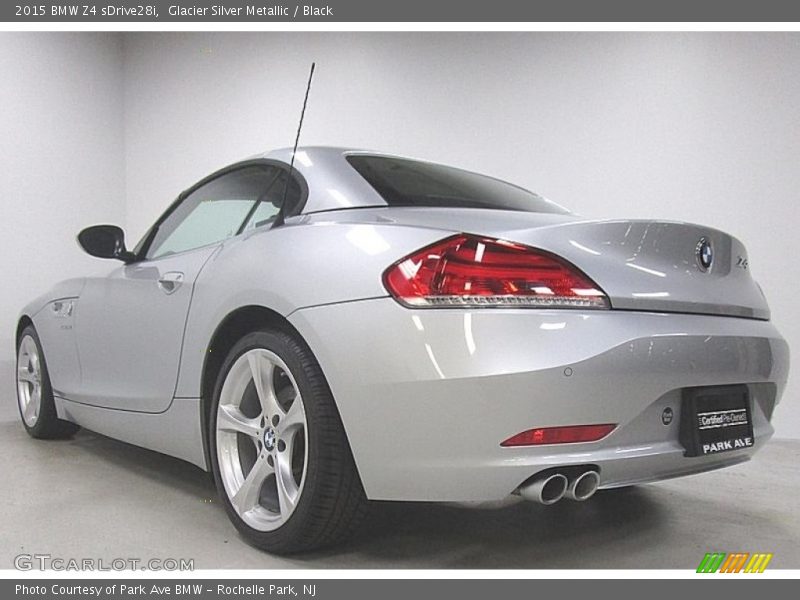 Glacier Silver Metallic / Black 2015 BMW Z4 sDrive28i