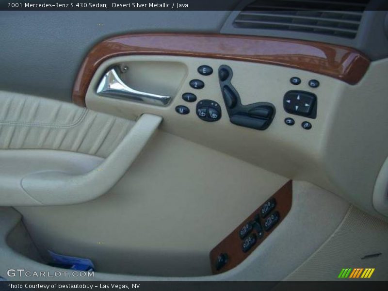 Desert Silver Metallic / Java 2001 Mercedes-Benz S 430 Sedan