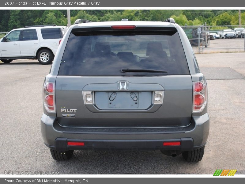 Nimbus Gray Metallic / Gray 2007 Honda Pilot EX-L