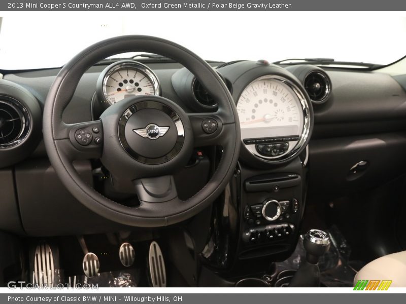 Oxford Green Metallic / Polar Beige Gravity Leather 2013 Mini Cooper S Countryman ALL4 AWD