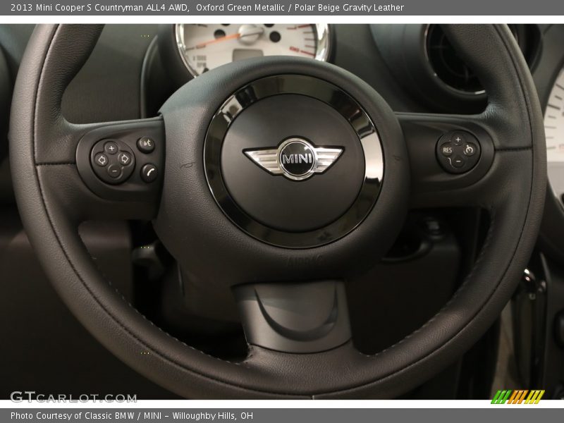 Oxford Green Metallic / Polar Beige Gravity Leather 2013 Mini Cooper S Countryman ALL4 AWD